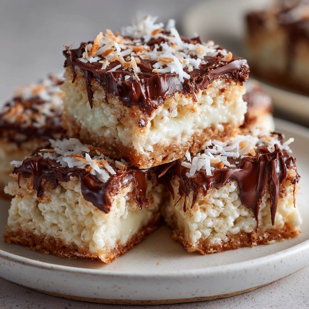 Aussie Crunch White Chocolate Coconut Slice will Delight!