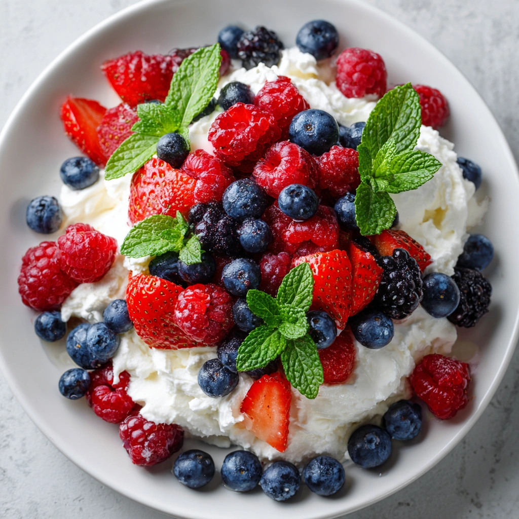 Creamy Berry Frozen Yogurt Bowl: A Delightful Refreshment!