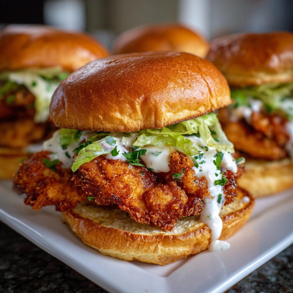 Spicy Chicken Sandwich with Creamy Homemade Sauce: Discover the Secret!