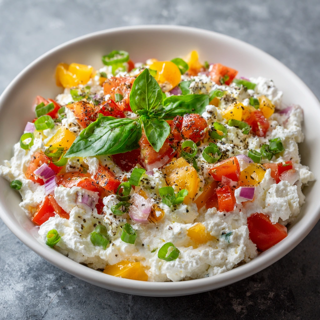 Pizza Cottage Cheese Bowl: A Healthy Twist on Pizza!