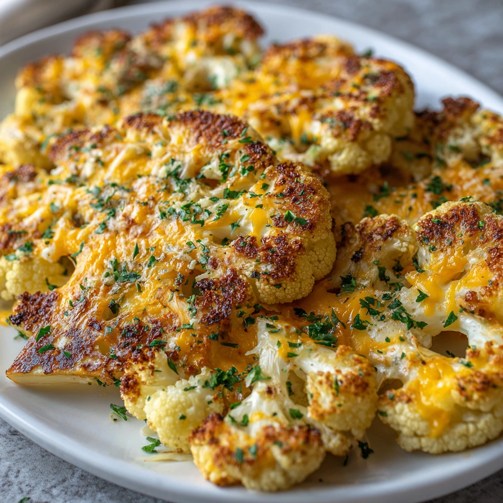 Cheesy Cauliflower Steaks: A Delicious Healthy Delight!