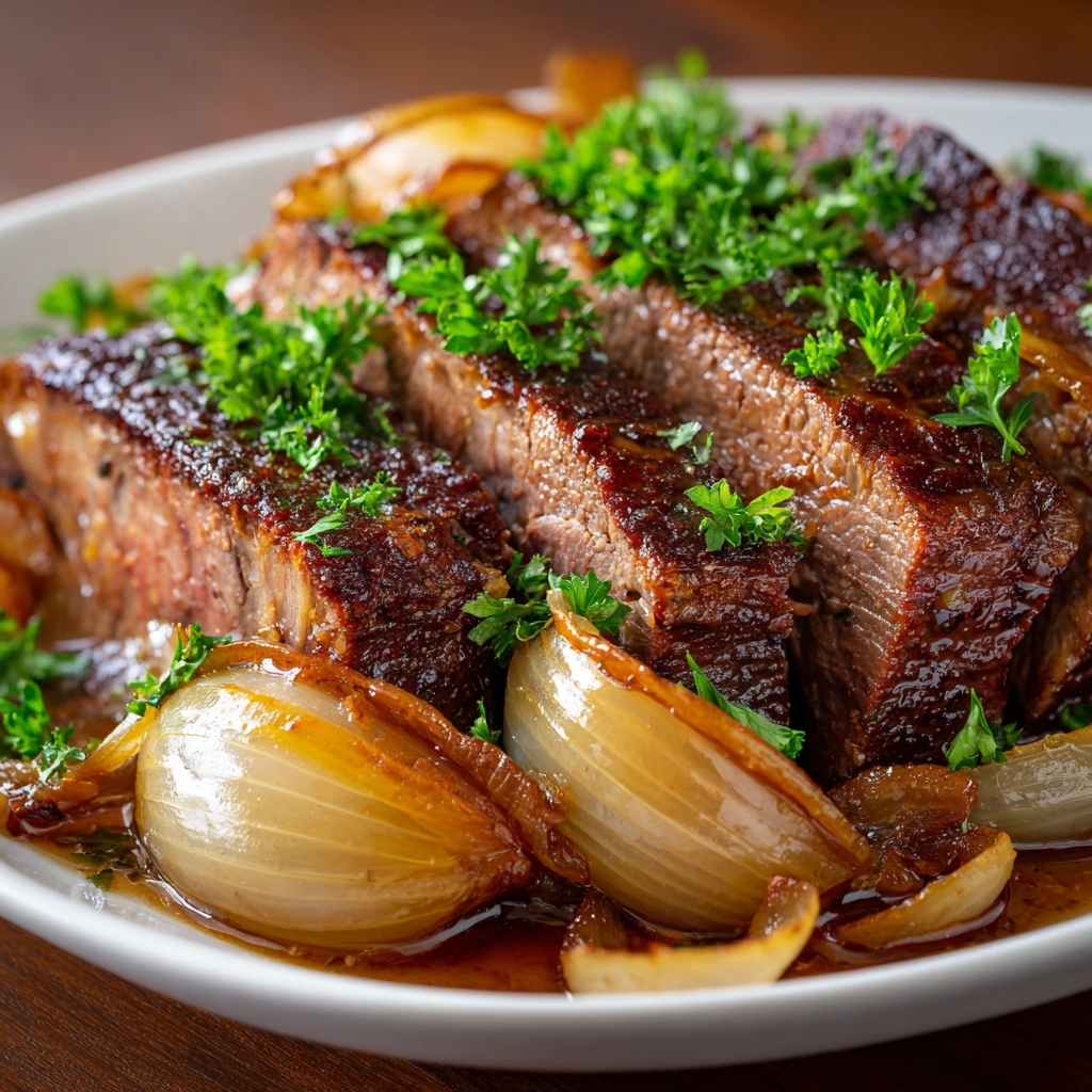 Swabian Roast Beef with Onions: A Flavorful Delight!