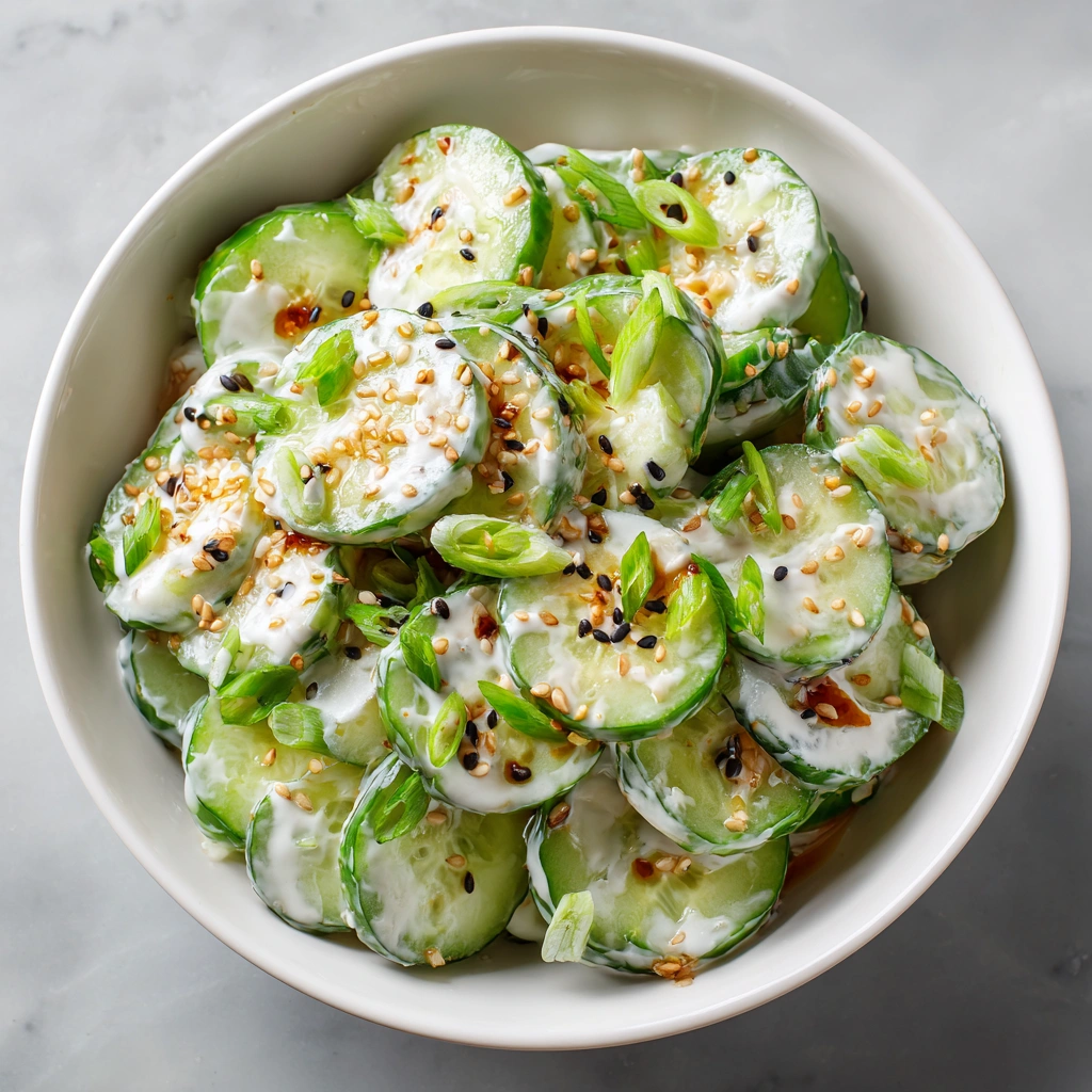 Creamy Asian Cucumber Salad Bowl that Refreshes Every Bite!