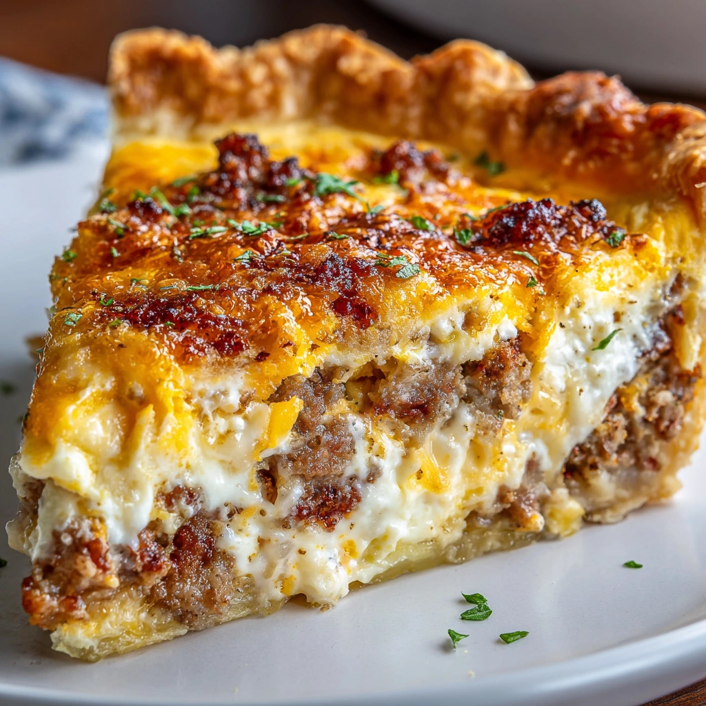 Cheesy Monterey Sausage Pie: A Delicious Dinner Surprise!