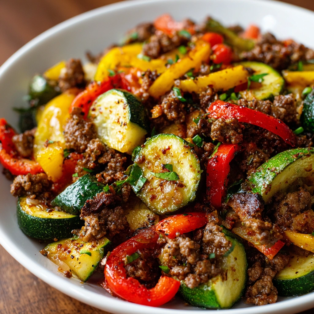 Mediterranean Ground Beef Stir Fry: A Quick, Flavorful Delight!