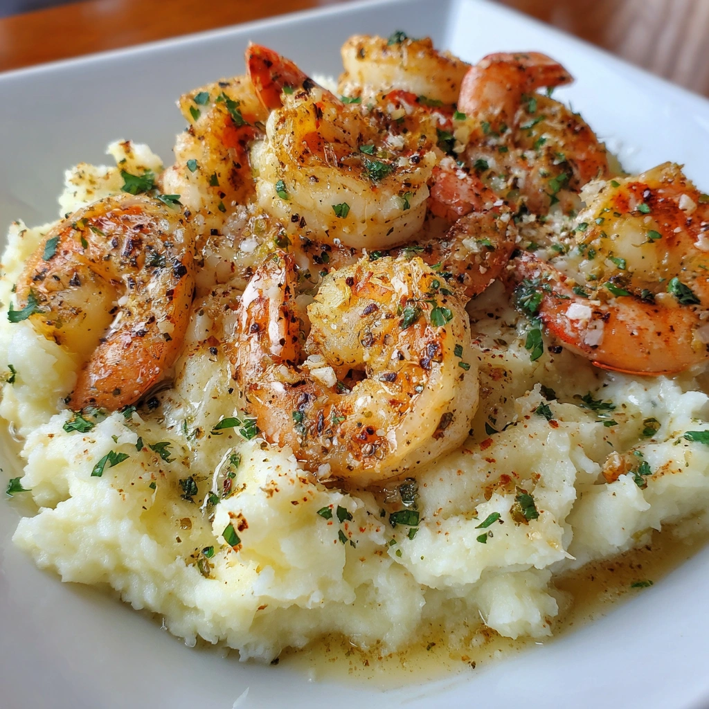 Creamy Garlic Shrimp & Mashed Potatoes: A Must-Try Delight!
