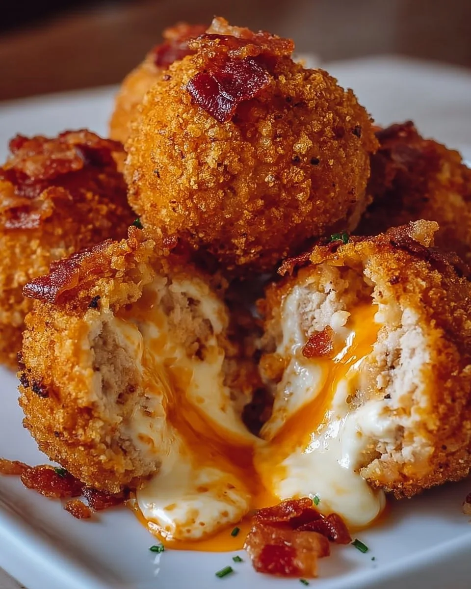 Buffalo Chicken Bacon Mozzarella Bombs for Game Day Bliss