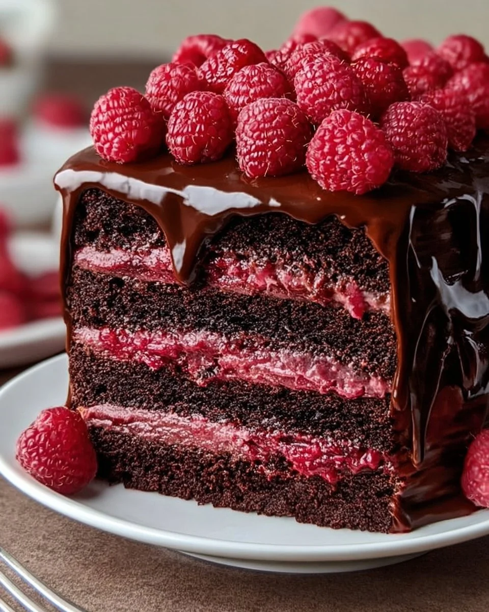 Chocolate Raspberry Cake