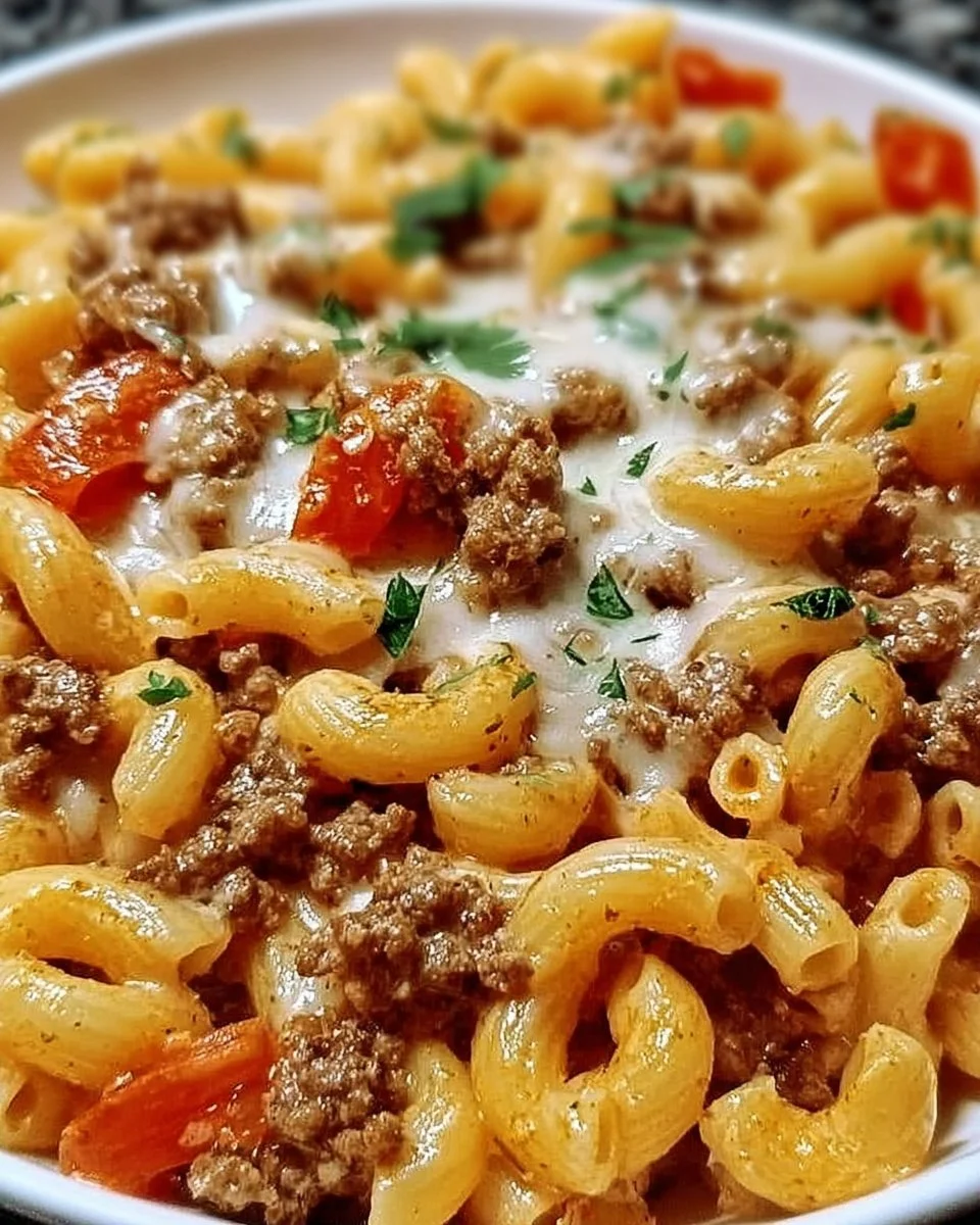 Creamy Rotel Pasta with Ground Beef for Quick Cozy Nights