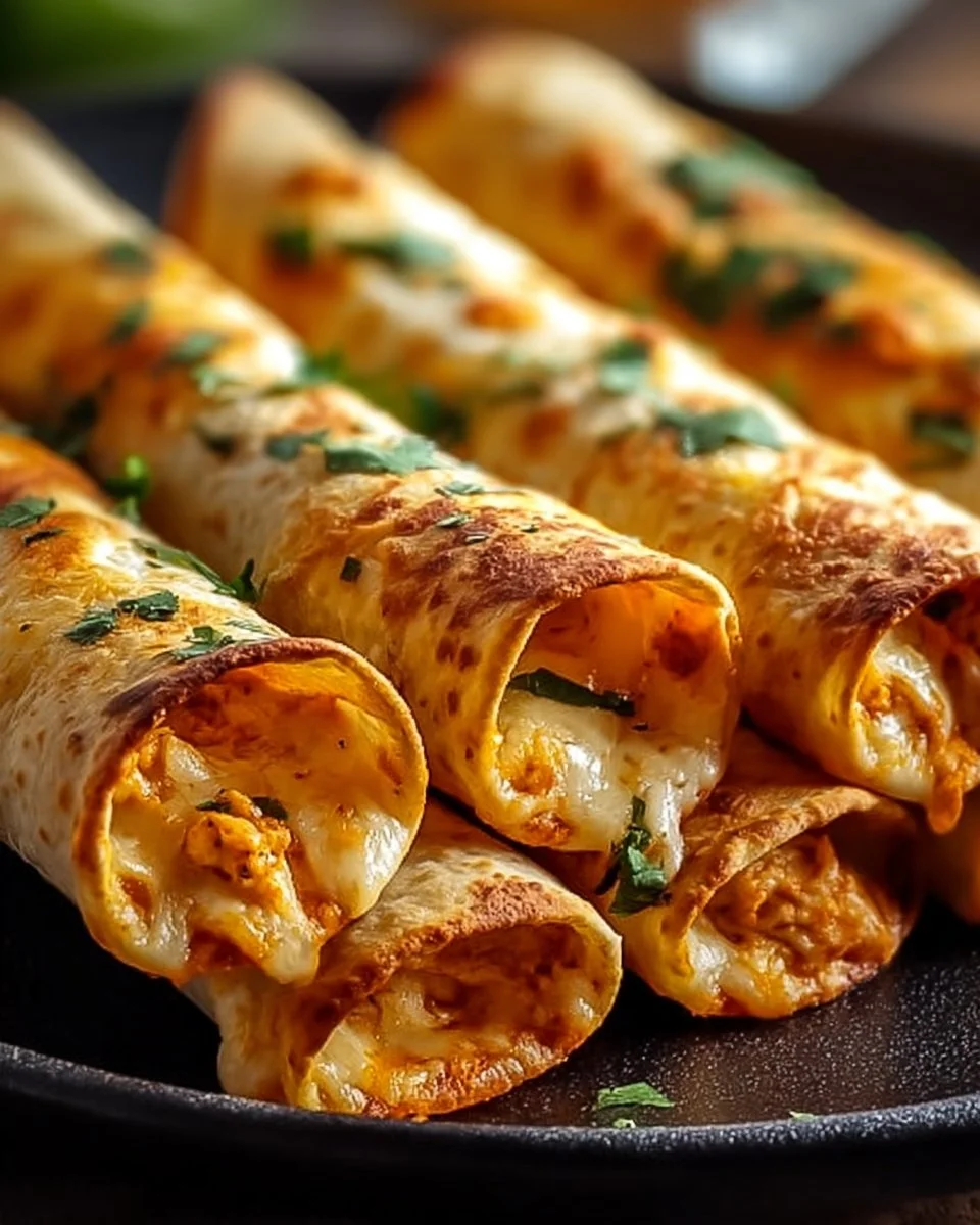 Crispy Chicken Taquitos