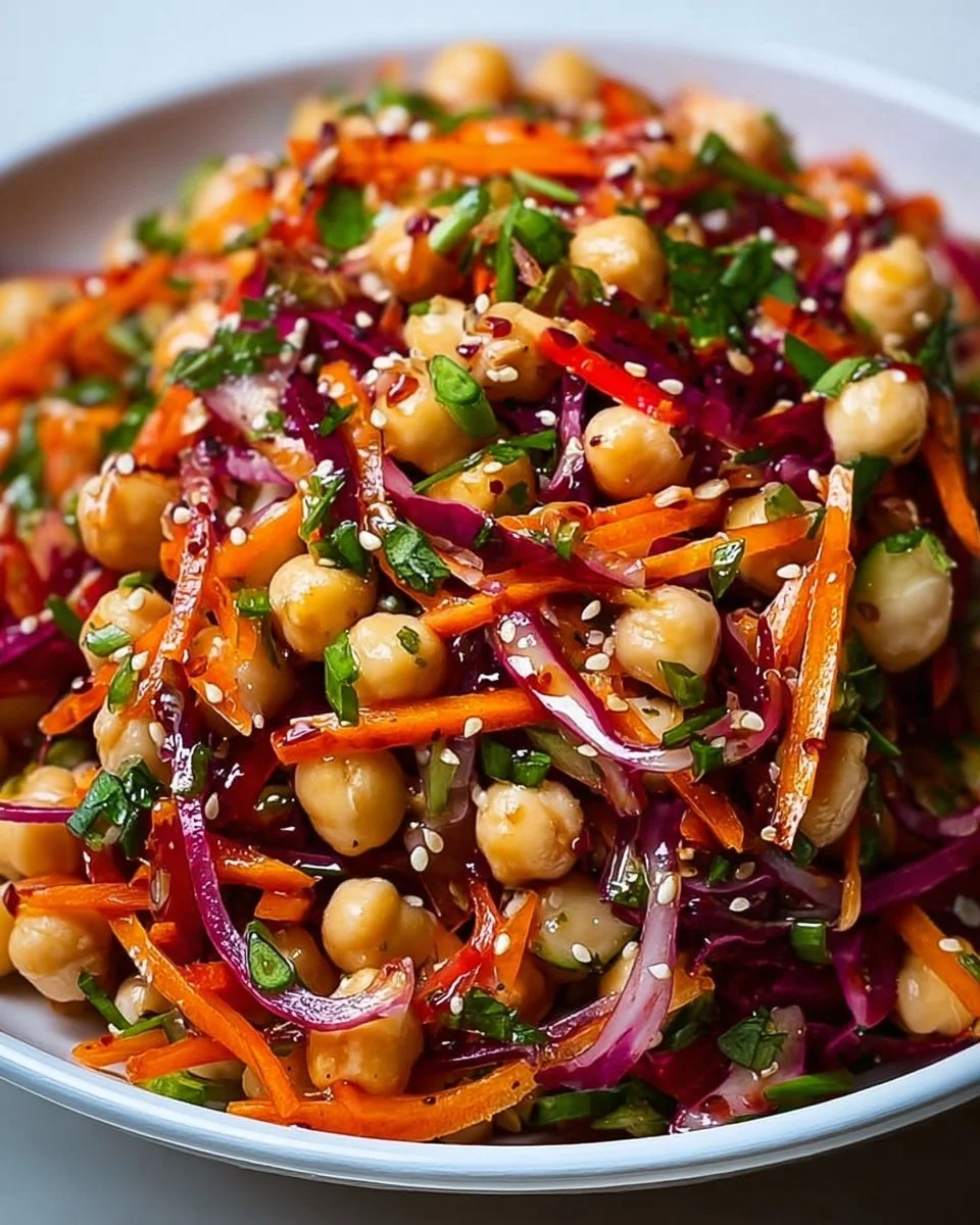 Crunchy Thai Chickpea Salad: A Quick and Delicious Delight