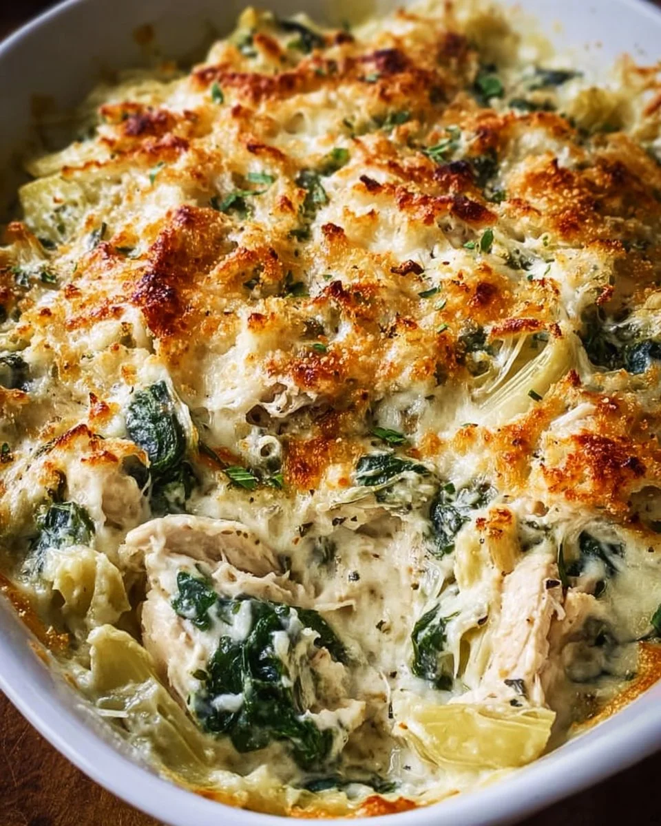 High-Protein Spinach and Artichoke Chicken Casserole: An Incredible Ultimate Meal