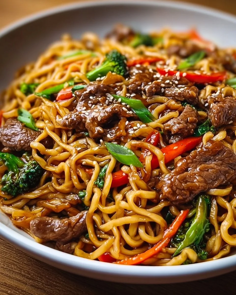 Hoisin Beef Noodles