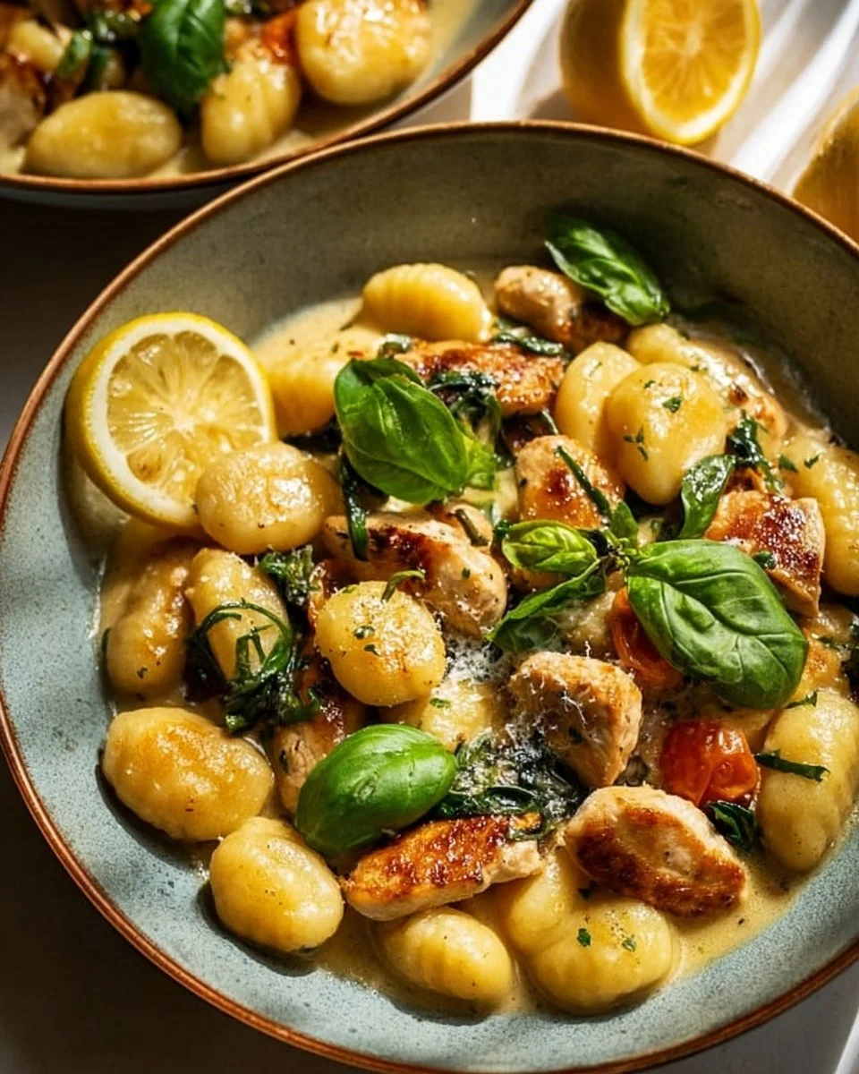 Lemon Chicken Gnocchi: Creamy One-Pot Dinner Delight