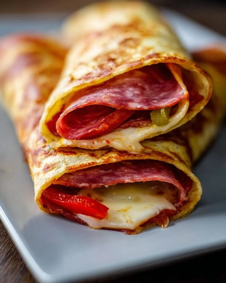 Low-Carb Italian Sub Wrap (Tortilla Melt Style)