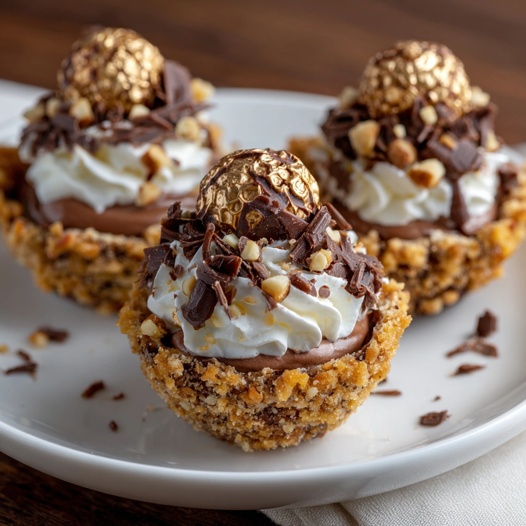 Ferrero Rocher Dessert Cups: Indulge in Luxurious Flavor!