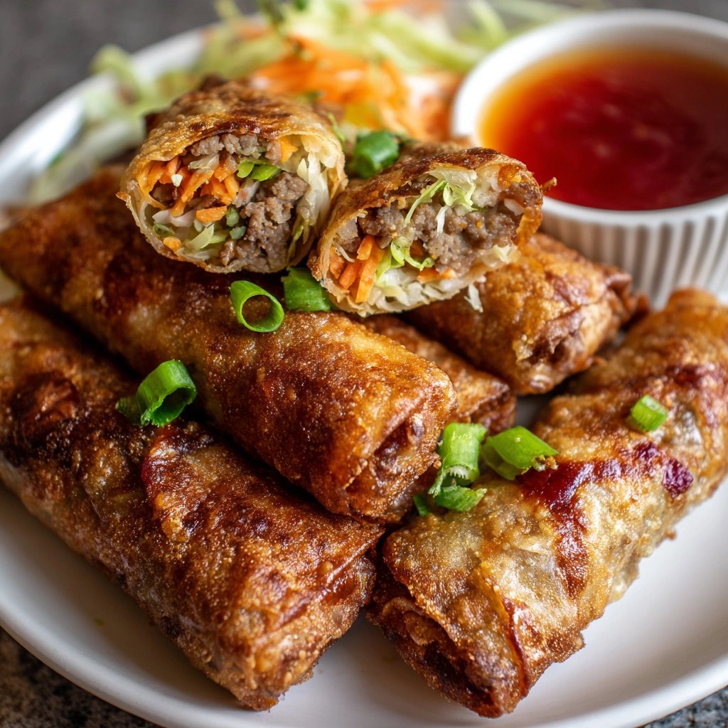 Crispy Vietnamese Pork and Veggie Spring Rolls You’ll Love!