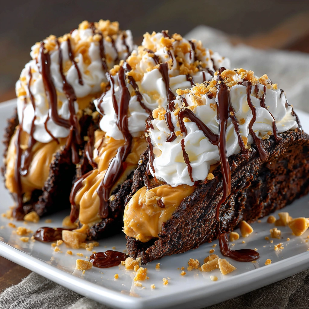 Brownie and Peanut Butter Tacos: Discover Irresistible Bliss!