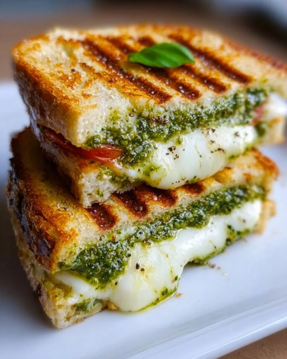 Mozzarella &amp; Pesto Panini