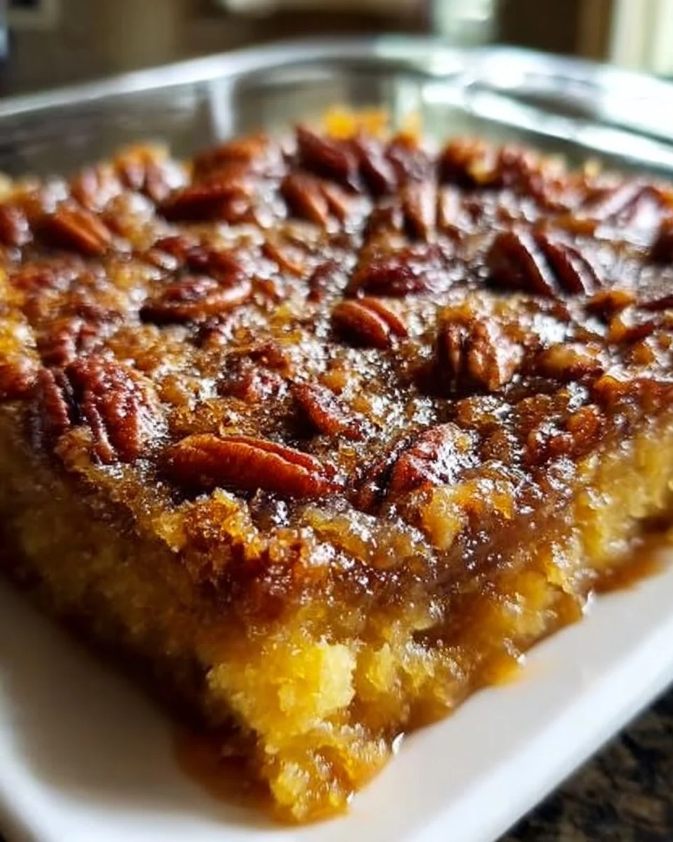 Pecan Pie Dump Cake