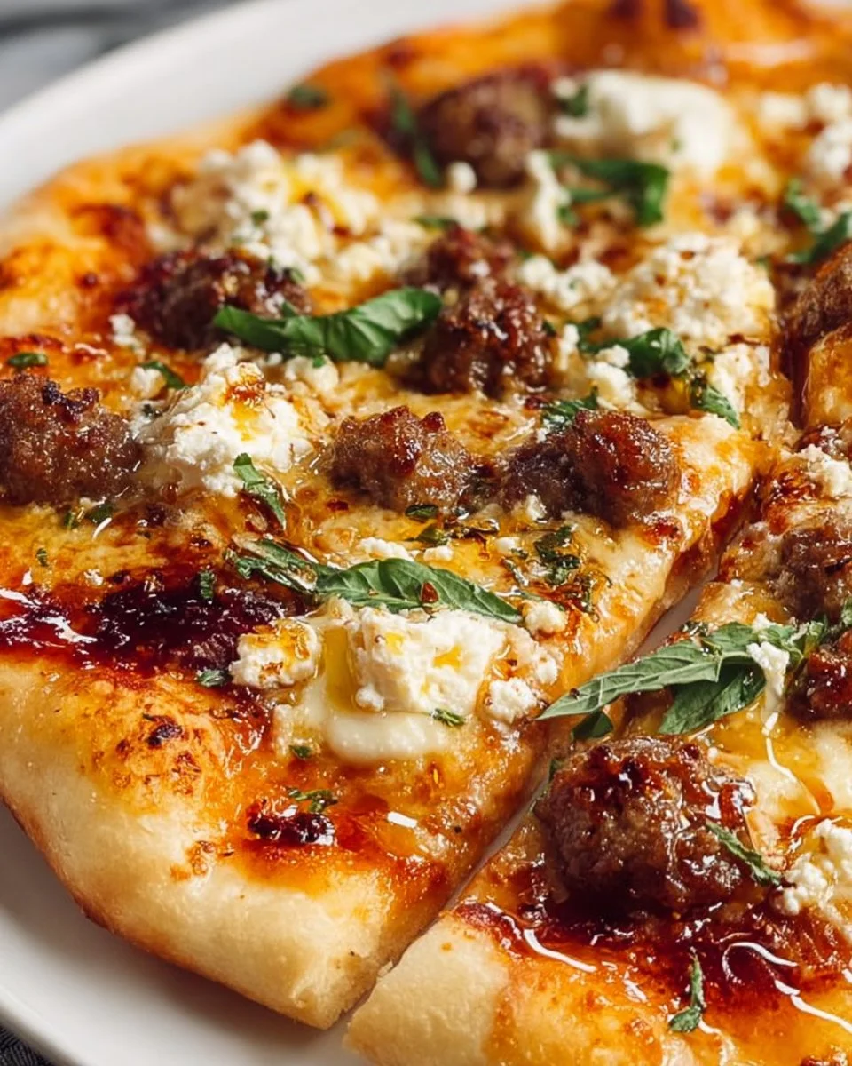 Sausage Ricotta Honey Hot Pizza in 5 Easy Steps for the Ultimate Sweet-Heat Slice