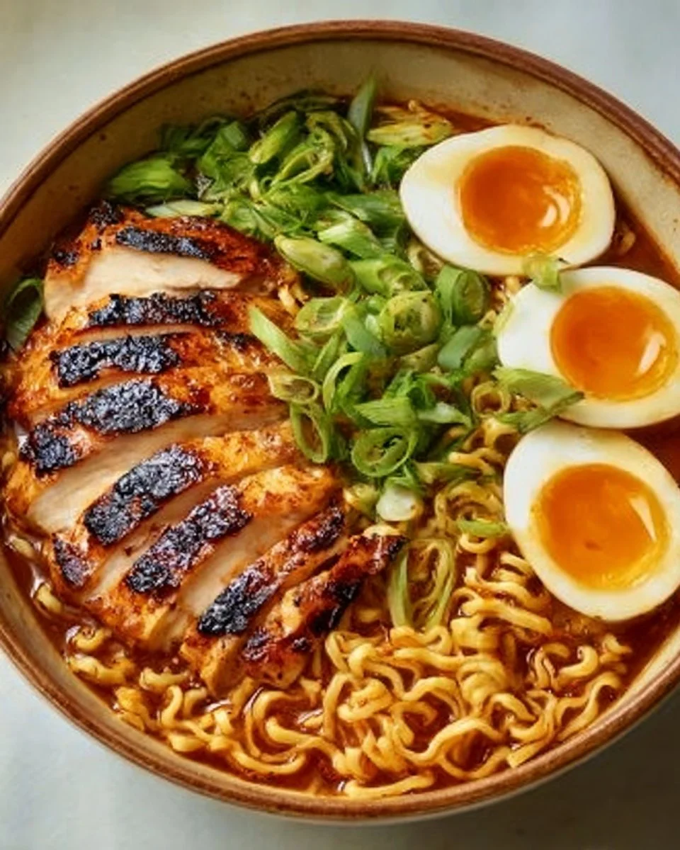 Spicy &amp; Creamy Chicken Ramen