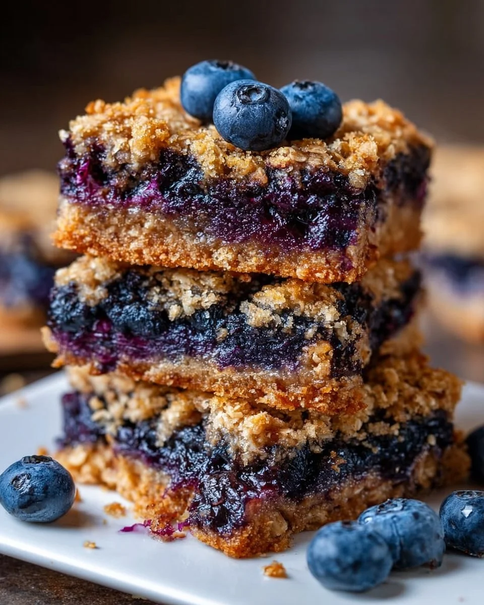 Blueberry Oatmeal Bars