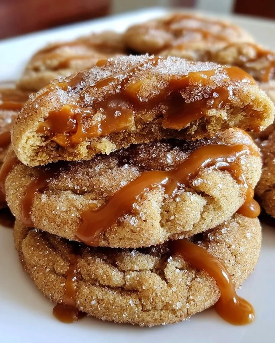 Brown Sugar Cinnamon Caramel Cookies