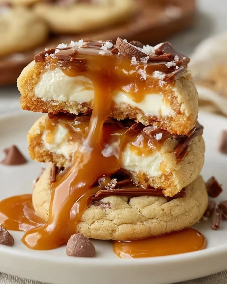 Caramel Cheesecake Cookies