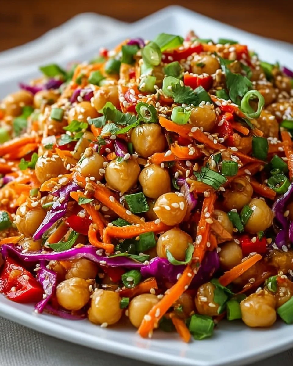 Crunchy Thai Chickpea Salad Recipe That You’ll Love!