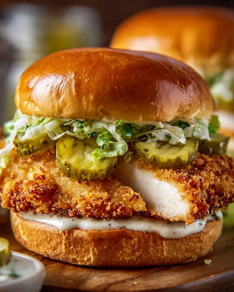 Dill Pickle Chicken Sandwich