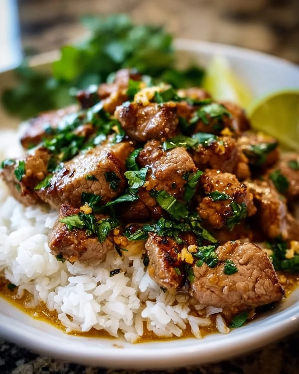 Ginger Lime Pork with Coconut Rice