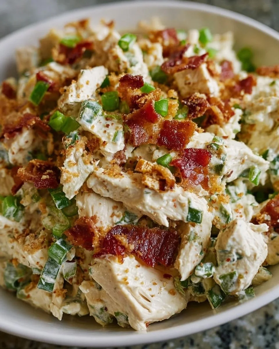 Jalapeño Popper Chicken Salad