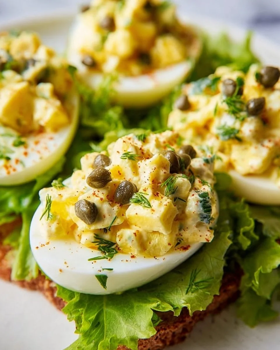 Lemon Caper Egg Salad