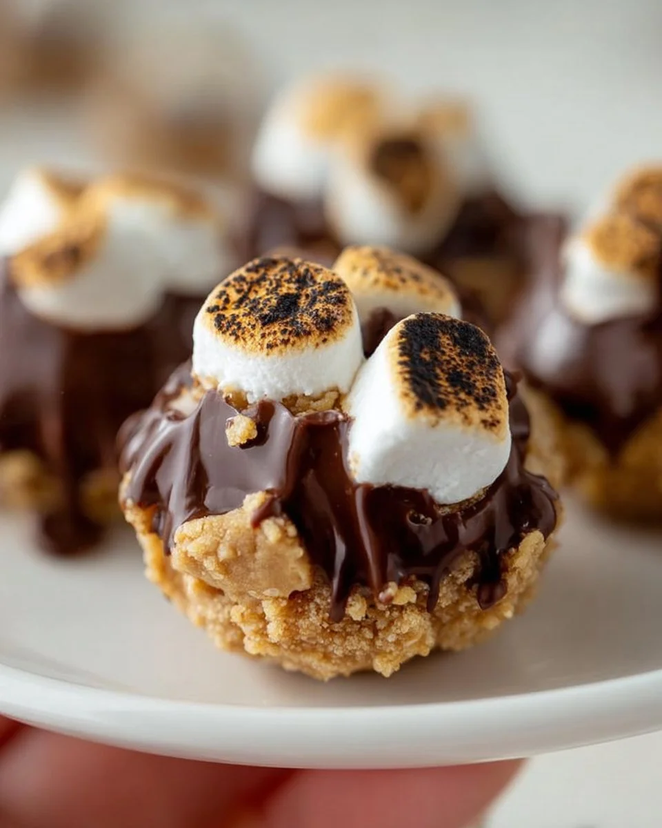 No Bake S’mores Cookie Dough Bites