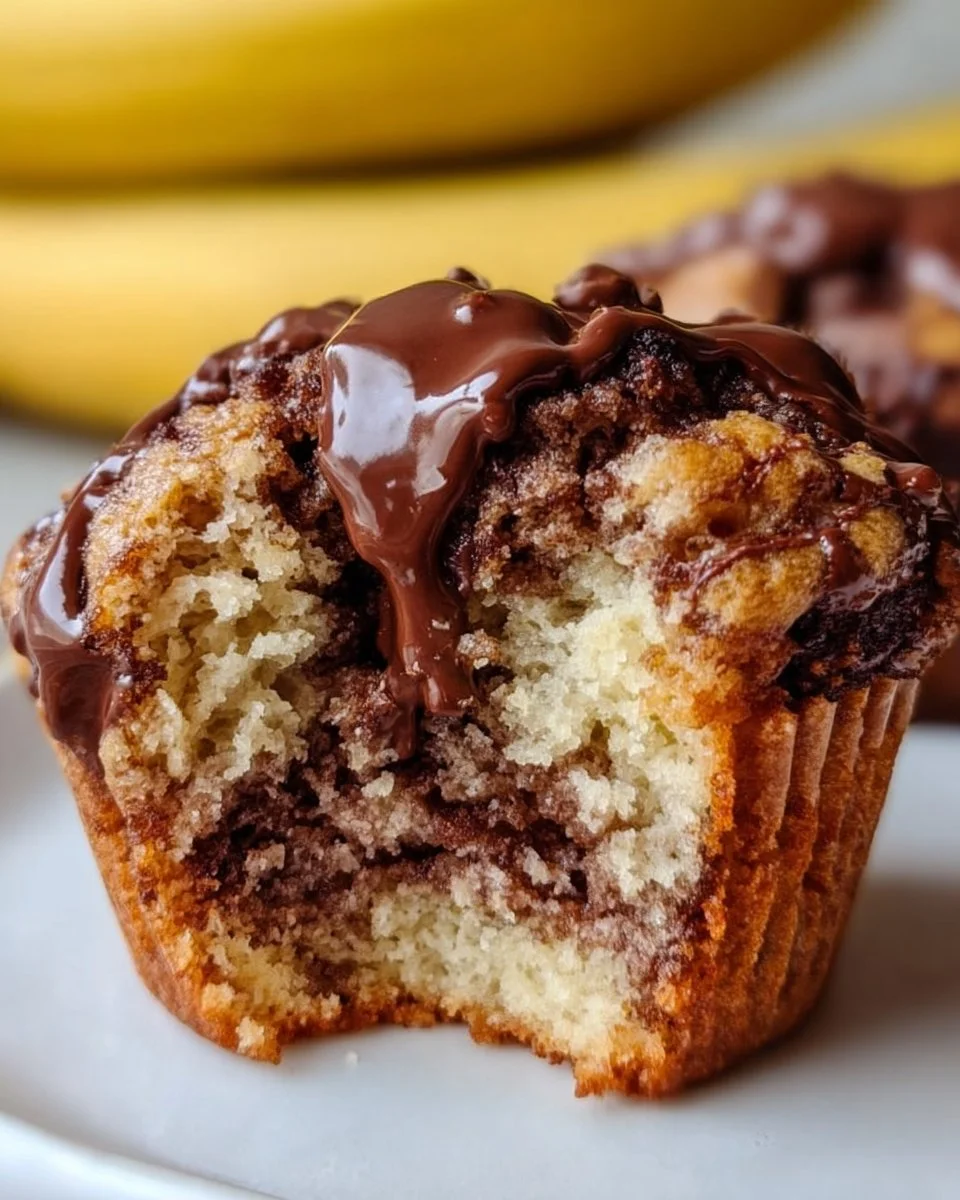Nutella Banana Muffins