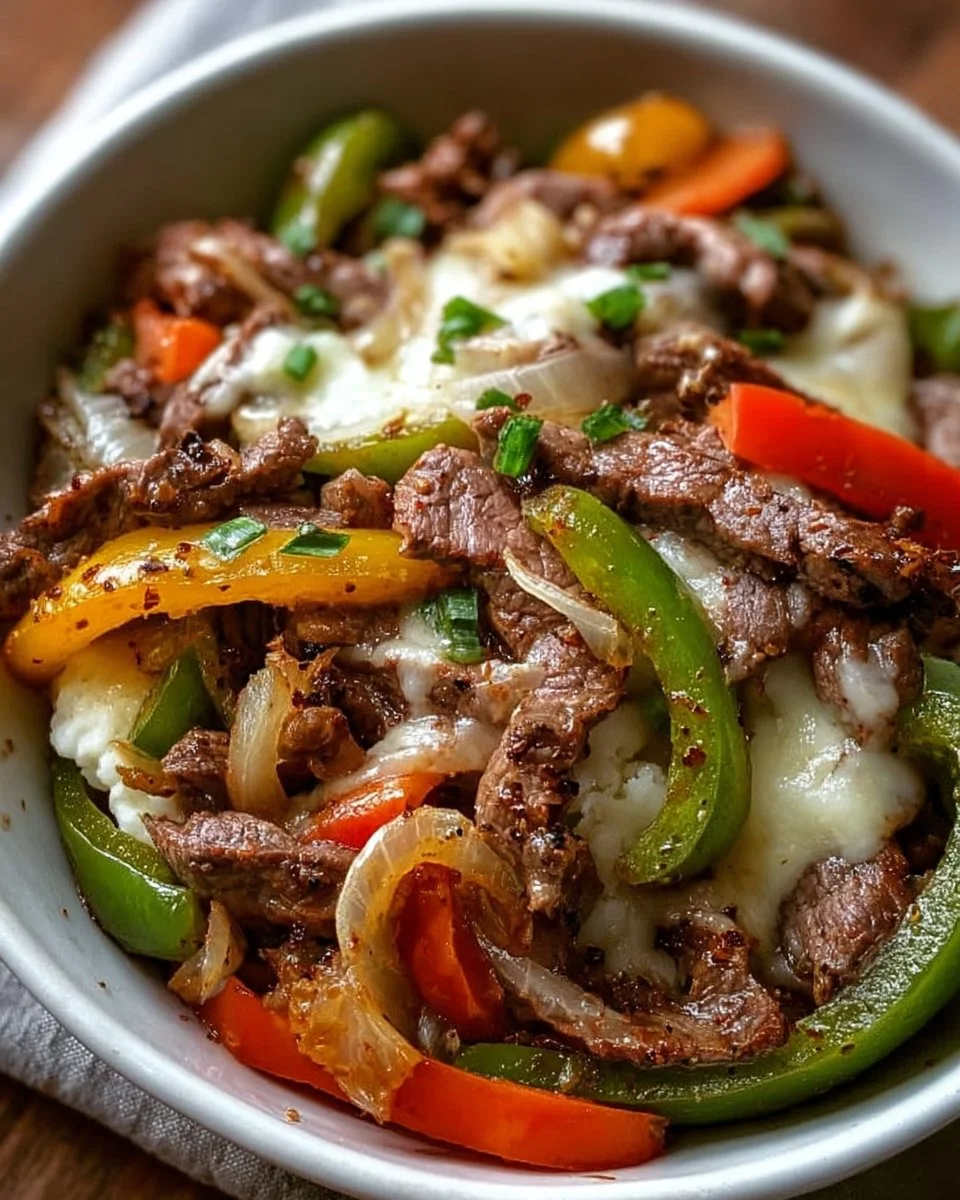 Philly Cheesesteak Bowls – Easy Low-Carb Dinner Idea