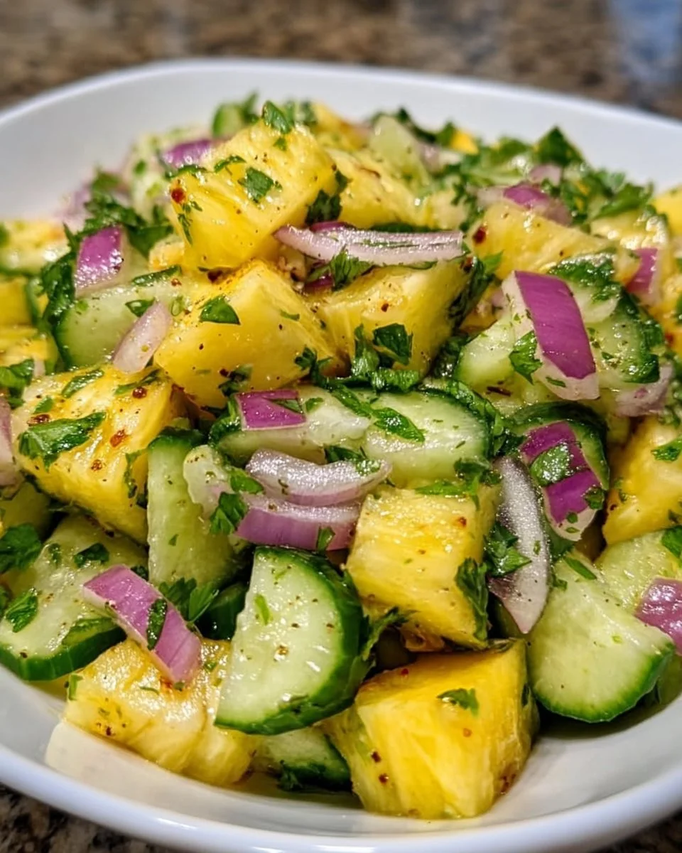 Pineapple Cucumber Salad