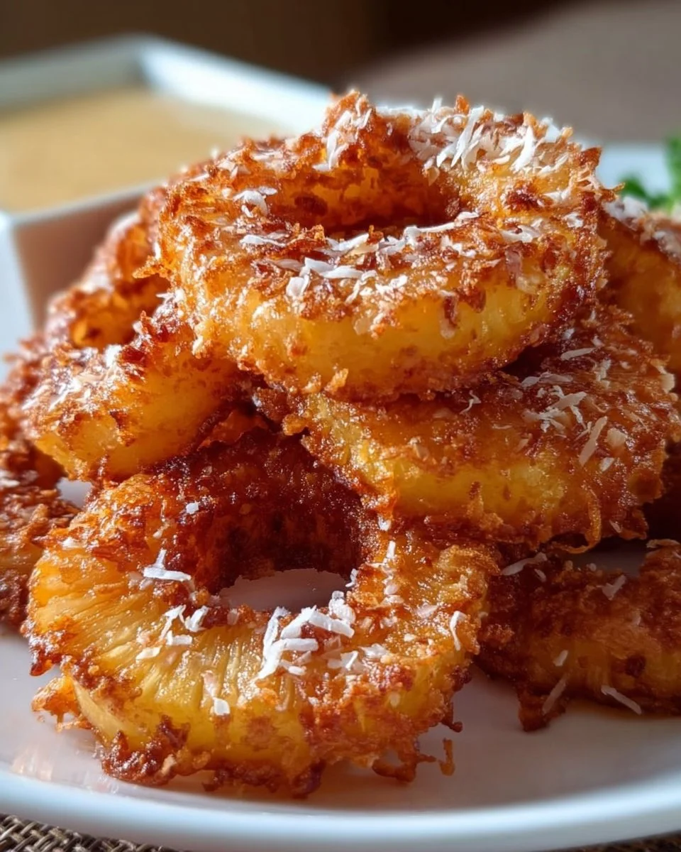 Rum-Soaked Fried Pineapple