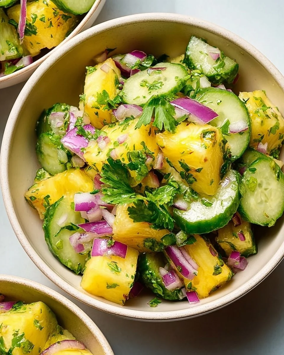 Sweet Pineapple Cucumber Salad – Jess Loves Cooking