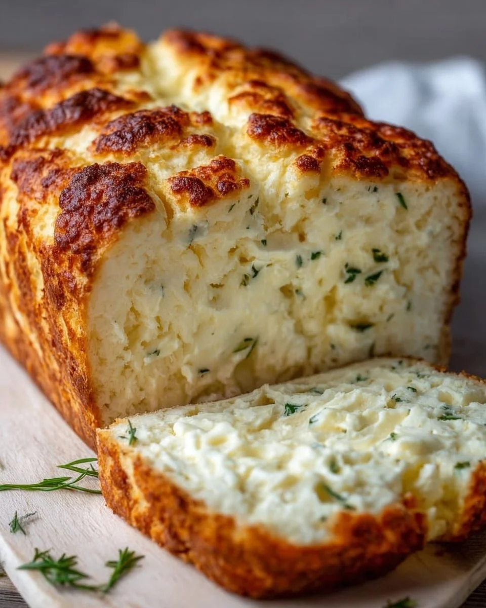 2-Ingredient Cottage Cheese Bread