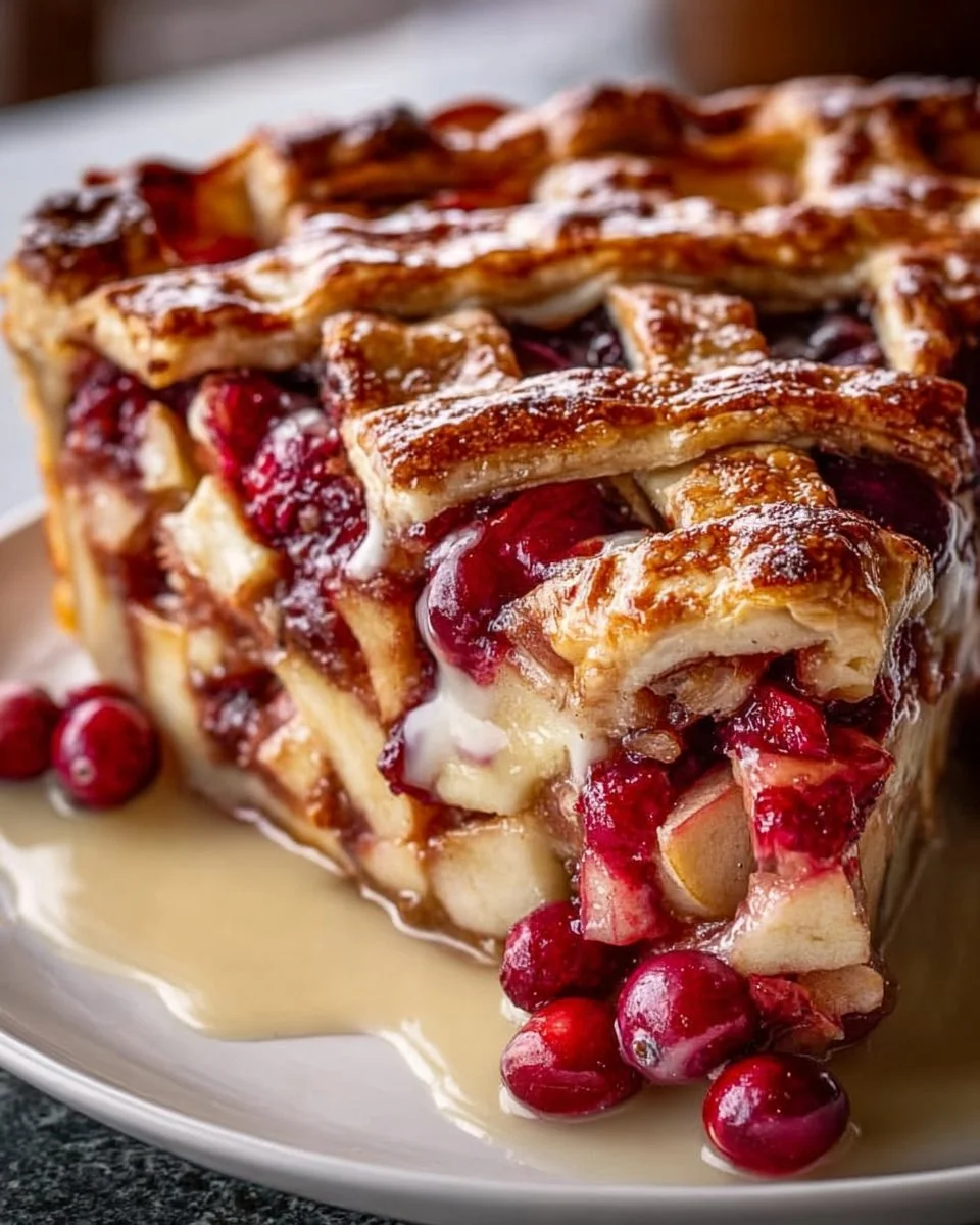 Apple Cranberry Holiday Pie: A Festive Delight Awaits!
