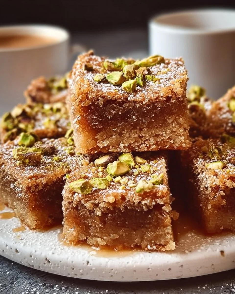 Brown Butter and Honey Pistachio Cookie Bars Recipe