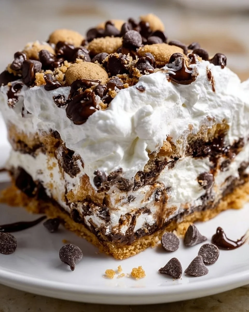 Chocolate Chip Cookie Lasagna