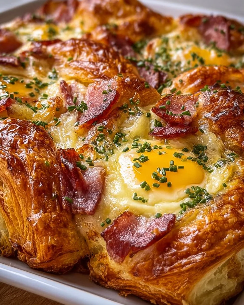 Croissant Bake Breakfast Casserole