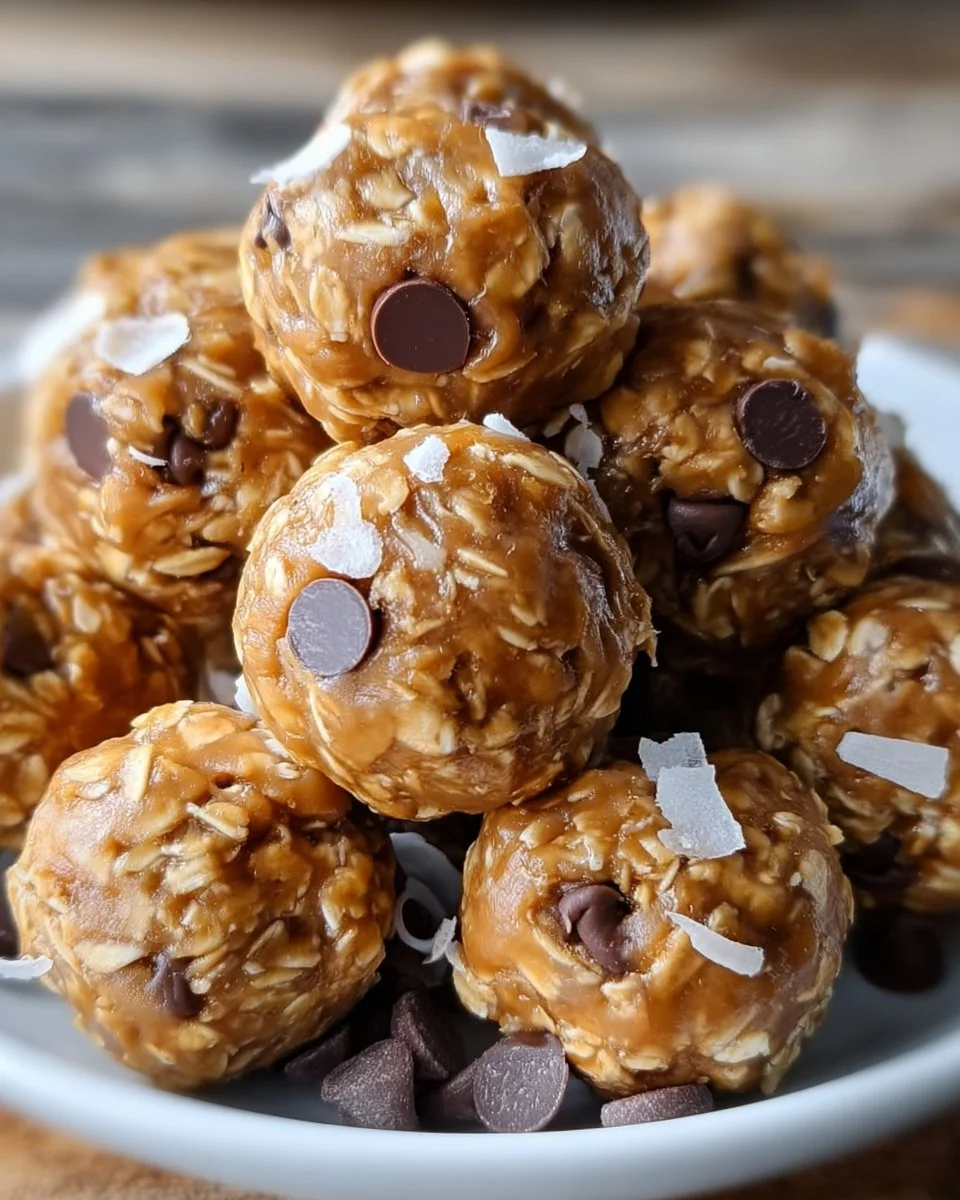 No-bake oat bites recipe featuring healthy ingredients and bites of energy.