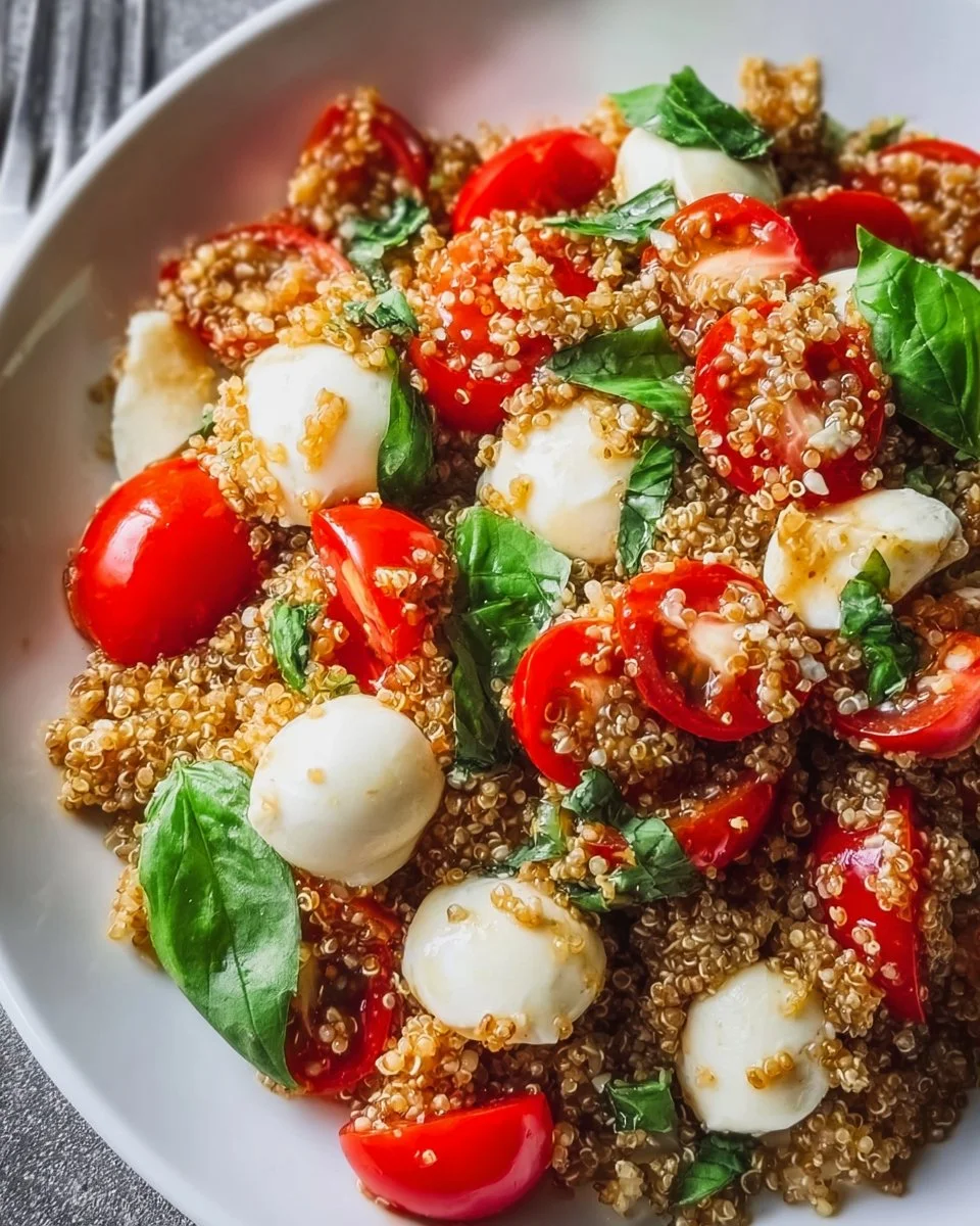 Fresh Caprese Quinoa Salad