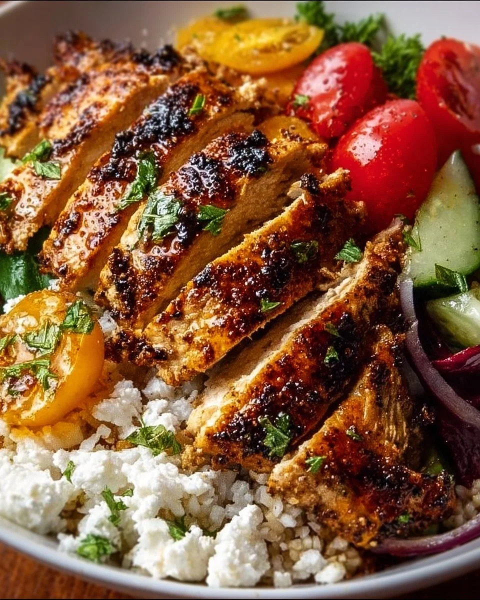 Greek Chicken Bowls: Easy Clean Eating Meal Prep