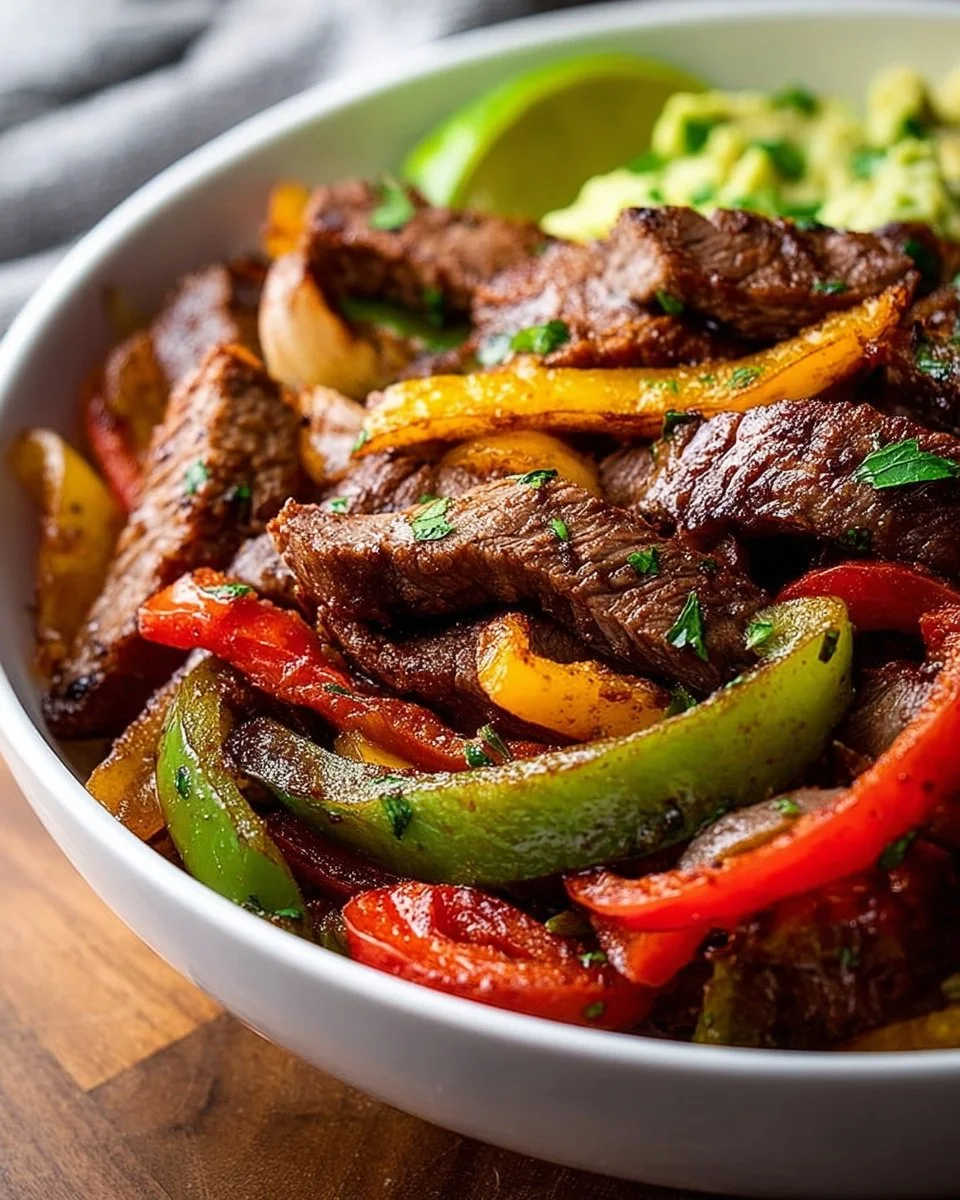 High-Protein Low-Carb Steak Fajita Bowls