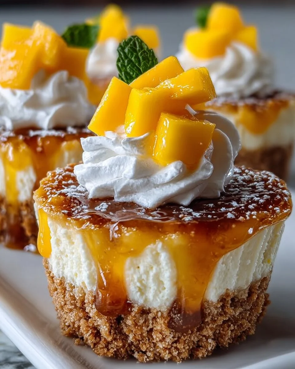 Mango Cheesecake Cups (No-Bake) that Impress Every Time!
